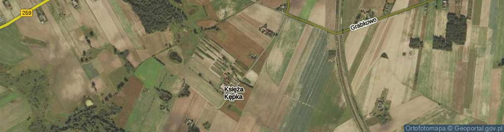 Zdjęcie satelitarne Księża Kępka ul.